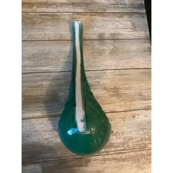 Vintage Green Cabbage Leaf Soup Tureen Set with Ladle - No Maker’s Mark - Picture 8 of 13